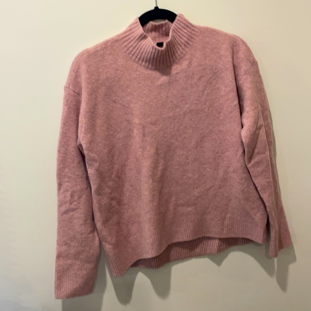 Soft mock neck sweater